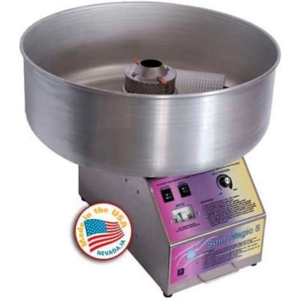 Paragon International Paragon 7105200 Spin Magic Cotton Candy Machine W/ Metal Bowl, 200 Lbs Servings Per Hour 7105200